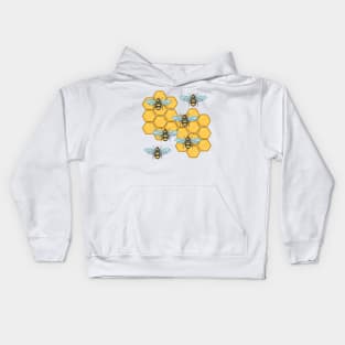 Honey Bees Kids Hoodie